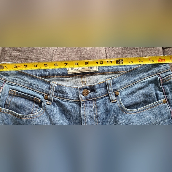 Y2K Pink Victoria's Secret Light Wash Flare Jeans 12 mid rise Vtg Vintage - Picture 10 of 16